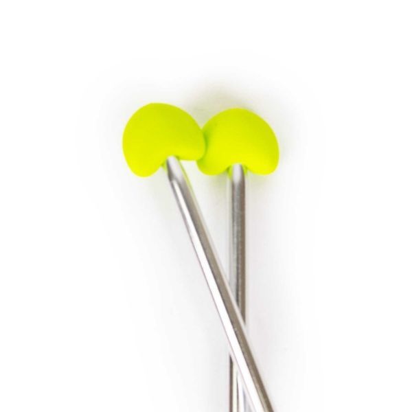 Protectores de agujas de punto en forma de corazón. - Imagen 2