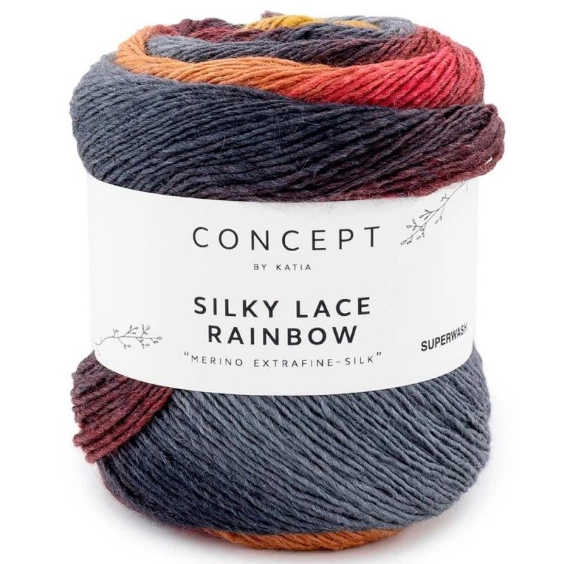 Concept by Katia Silky Lace Rainbow.