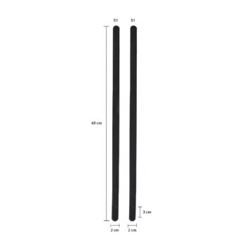 Asas para bolso de piel sintética 60 cm.